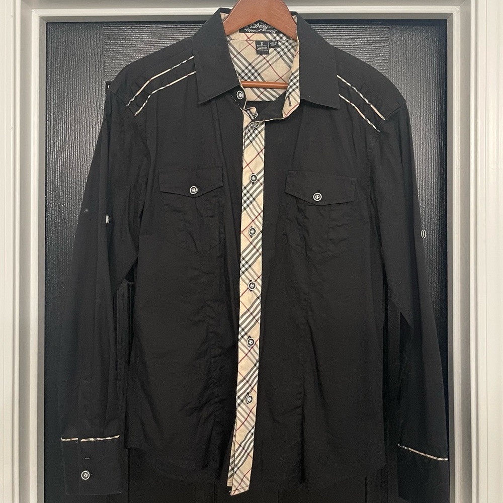 Mens long sleeve dress shirt